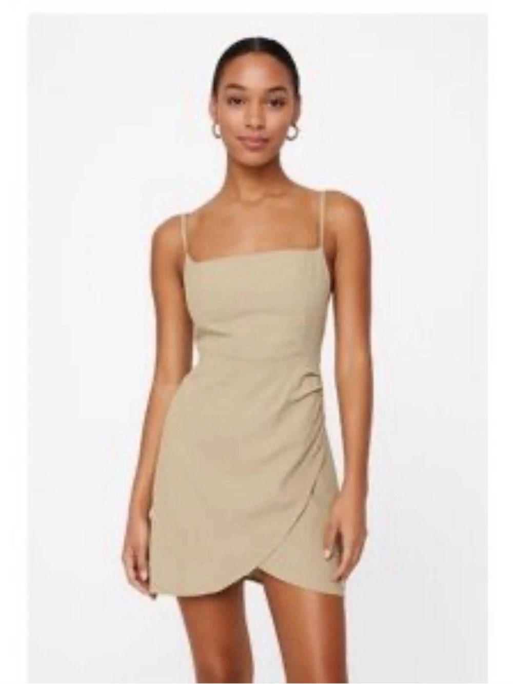 NWT ABERCROMBIE & FITCH Beige Mini Dress